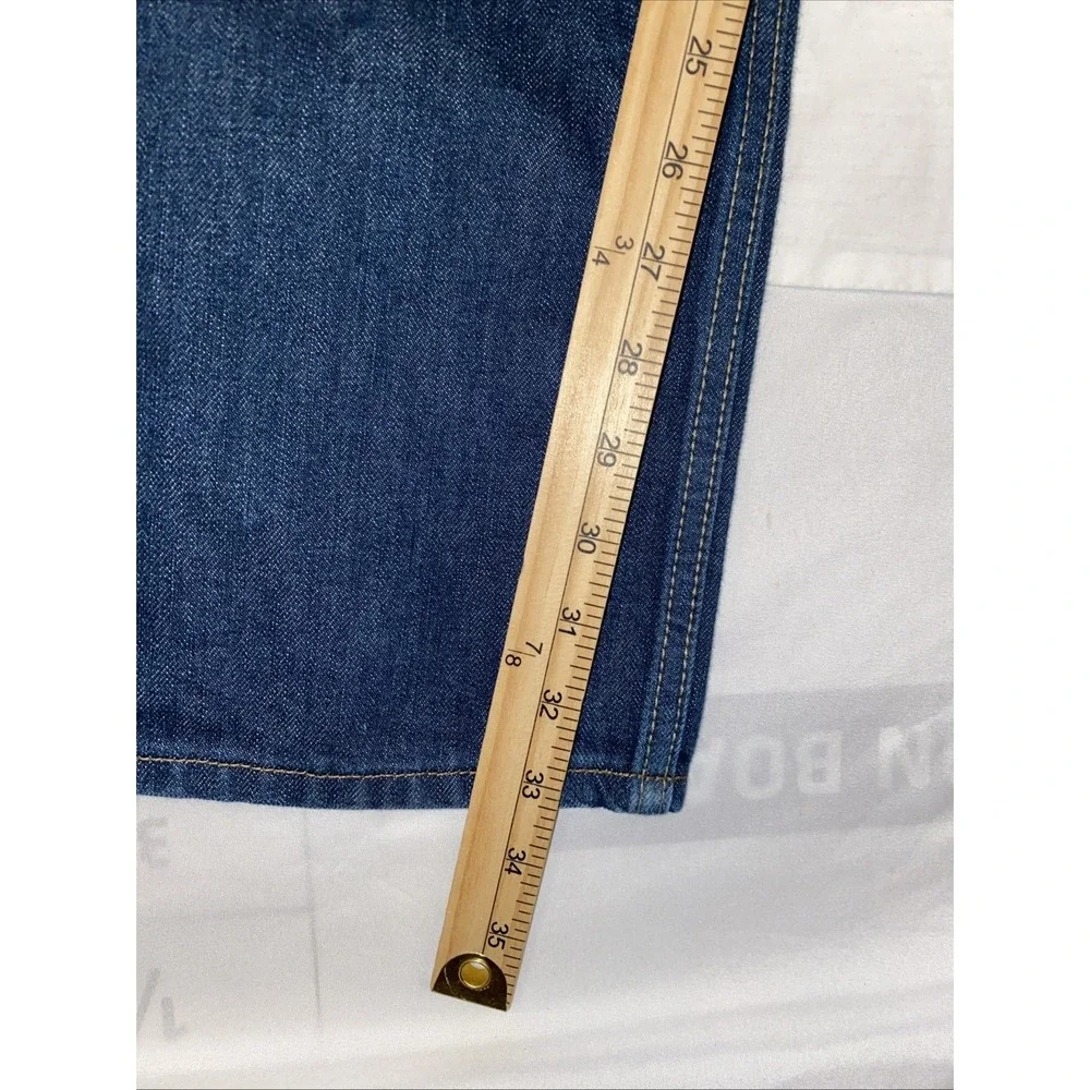 Levi's 514 Jeans Mens 36x34 Medium Wash Blue Denim Straight Leg Low Rise‎ Pants